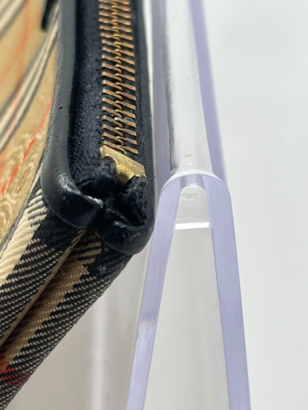 Burberry Haymarket Check Zippered Pouch - Picture 6 of 12